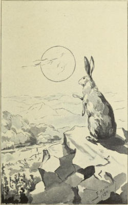 nemfrog:“Master rabbit has a talk with the moon.” Indian story hour. 1920.  