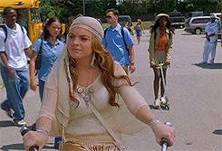 lindsaygifs:  Every Lindsay Lohan Movie (5/19) Confessions Of A Teenage Drama Queen (2004) “In my family I’m a flamingo in a flock of pigeons” 