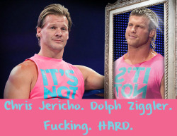 wrestlingssexconfessions:  Chris Jericho. Dolph Ziggler. Fucking. HARD.
