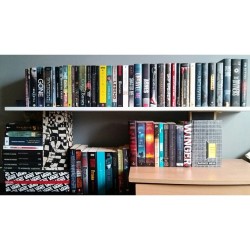 escapefromthewords:  I rearranged my bookshelf…again. #books #bookshelf 
