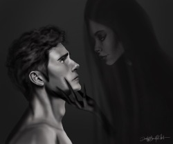 dark-and-beautiful-art:The Prince and the Devil 