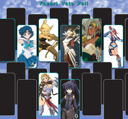 (Vote Event) Fanart PollThanks  for all your suggestions and support to help make these fun bonus events  possible. Vote on as many favorite characters you want to be created for  the community art parody event. The most popular fan suggestion will be