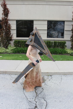 itszombiebear:  deadman329:  I love seeing Silent Hill cosplays every year! Very awesome job on both :D   can we get some male nurses one year just to complete the female pyramid head?