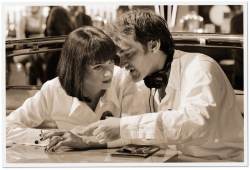 The Making Of Pulp Fiction In Stills, Snapshots, And Script Pages Via Vanity Fair