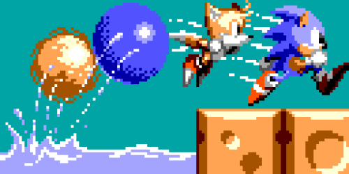 sonichedgeblog:  Aqua Lake Zone‘Sonic 2’Game Gear