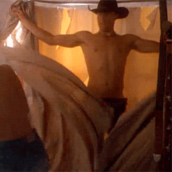 nakedwarriors:  Woody Harrelson ~ The Cowboy Way