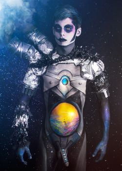 brandonmcgill:    The air sign “LIBRA” has arrived, much like a beautiful airship sailing through frigid skies. Harmonious and a lover of the outdoors, where will this gorgeous creature take you?Body Painter/Photographer: ART by Brandon McGillModel: