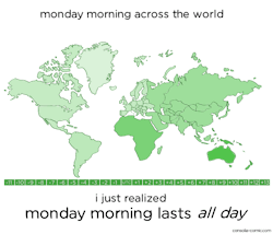 wiscwisc:  Monday Morning Lasts All Day - by consolia-comic.com