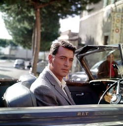  Rock Hudson photographed by Leo Fuchs while filming Come September, 1961. 