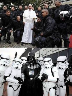 cisplatinum:  Coincidence? I think not. Don’t forget that last Pope was actually Emperor Palpatine.