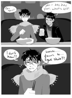 reipx:please consider: phichit and yuuri getting closer in detroit because phichit starts testing out american slang on yuuri to see what he comes up with  