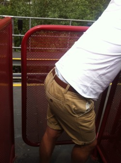 Hot guy with nice arse at #thorpepark
