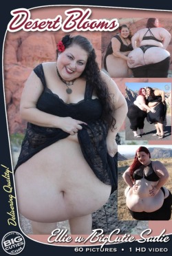 bigcutieellie: While on vacation in Vegas my gorgeous friend Big Cutie Sadie and I hit the dessert and decided to try some hiking at Red Rock! I think we blew some fellow hikers minds with my giant belly and her ample ass! This is something you just got