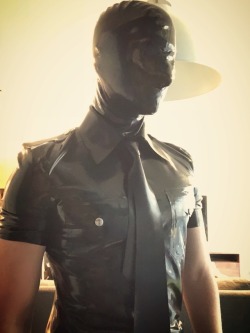 tumblgear: Rubber drone - ready for a day in the office. What