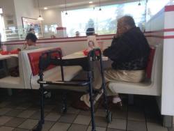 rawrxja:  &ldquo;I saw this elderly gentleman dining by himself, with an old picture of a lady in front of him. I though maybe I could brighten his day by talking to him. As I had assumed, she was his wife. But I didn’t expect such an interesting story.