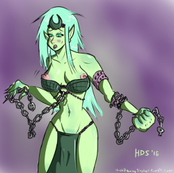 Death Prophet as The Enchantress from Suicide Squad