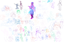 Drawpile session with @l-sula-l and @dokirosi!! ended up basically being a ruby and sapphire draw session lol