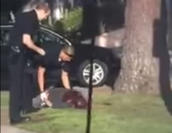 violetthewitch:  4mysquad:  UNARMED MAN FLAGGED DOWN LAPD FOR HELP, THEN THEY LITERALLY BLEW HIS BRAINS OUT  first of all watch the fucking video! (WARNING: GRAPHIC)  Without video of the actual shooting, knowing exactly what happened, and knowing whether