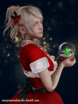 omezamenokoucha:   Lunafreya from Final Fantasy XV © Square EnixFanart only. No copyright infringement intended. I’m madly in love with snow globes!!CREDITSModel belongs to Square Enix Lunafreya’s dress belongs to  NCsoft/Gameforge. It was ported