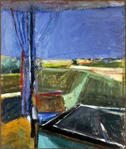 alongtimealone:             Richard Diebenkorn - Black Table, 1960. Collection of the Carnegie Museum of Art, Pittsburgh, PA, USA                      