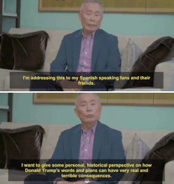 micdotcom:  Watch: George Takei sends a message in Spanish about how we can defeat Trump  