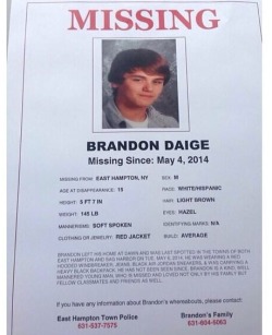 davasaur:  Hey guys. This is EXTREMLY IMPORTANT. ONE OF MY CLASSMATES HAS BEEN MISSING SINCE MAY 4th. Literally nobody knows what happened. He was last seen in a town called Sag Harbor. PLEASE PLEASE PLEASE REBLOG. JUST TWO SECONDS COULD HELP SO MUCH.