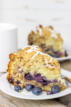 fullcravings:  Blueberry Coffee Cake   Like this blog? Visit my Home Page or Video page for more!And please Subscribe to the Email Club  (it&rsquo;s free) for a sexy bonus gift :)~Rebloging the Art of the female form, Sweets, and Porn~