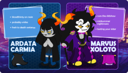 whatpumpkin: Troll Call! Curious about new signs, like, in general? Take the Extended Zodiac Test! And don’t forget to the check out the Hiveswap Comics Contest. 