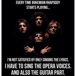 YES! :D #queen #bohemianrhapsody #Galileo #mumajustkilledaman #Freddie #song #music #singalong #opera #awesome #amazing