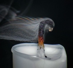 sixpenceee:A picture demonstrating how smoke is particulate matter suspended in air.