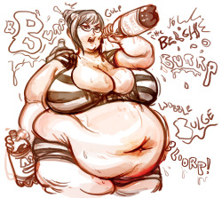 fatline:  Meiko you bloaty bloaty girl! *Belch* Too much root beer! Root beer queen (or land fill) Meiko Shiraki 