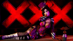 lordaardvarksfm:  With Love &amp; Tits Imgur album (10 images; 2160p) Nothing fancy, just showing off Moxxi. Credits to Haku for the high-resolution eye textures, and 1kmspaint for the snazzy-as-fuck body texture.   &lt; |D’‘‘‘