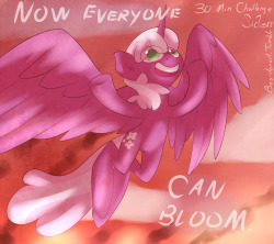 30min Challenge - Alicorn Cheerilee&mdash;- Everyone&rsquo;s a flower.And they all must bloom.