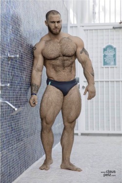Huscularfur: Wow! Pure Muscle And Covered In A Thick Coat Of Fur, This Guy Is Pure