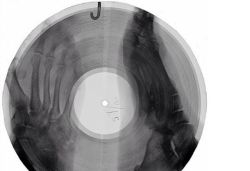 objectoccult:  Before the availability of the tape recorder and during the 1950s, when vinyl was scarce, people in the Soviet Union began making records of banned Western music on discarded x-rays. With the help of a special device, banned bootlegged