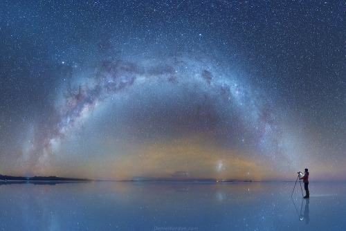 wetheurban:  The Milky Way Reflected Onto porn pictures