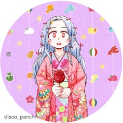 panchi-disco:お着物エリちゃん