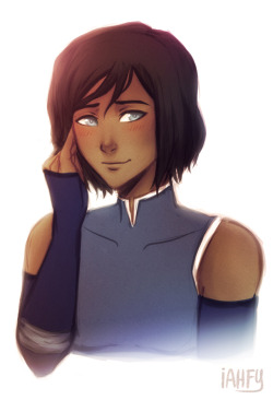 au where everyone compliments korra’s hair &amp; nothing bad ever happens