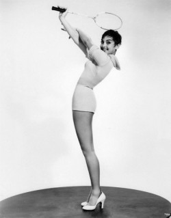 mudwerks:(via Pulp International - 1955 promo photo of French star Liliane Montevecchi)  Liliane Montevecchi 1955