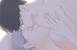 iruutciv:  Do you ever just…. think about Victor and Yuuri holding each other, in complete silence, simply listening to each other’s heartbeat.