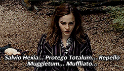 remusjohnslupin:  Hermione casting spells → part