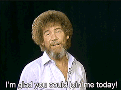 iamnotheretoamuseyou:  xchrononautx:  kuneria:    bob ross is such a wonderful being  Can we PLEASE find a volcano to toss Bieber/Cyrus/the Lohans/the Krapdashians in so that we can have Bob Ross back?