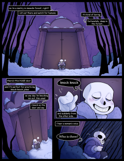 palidoozy-art:  This was one of my favorite scenes from Undertale, so since I’m in a creative slump, I decided to rip the dialogue straight from the game and make a comic out of it to get back into an art groove. There are spoilers. anthropomorphic