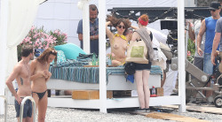 toplessbeachcelebs:  Dakota Johnson (Actress) filming scenes for Fifty Shades Darker in France (July 2016)Dakota Johnson is no stranger to nudity. The brave actress got completely naked for Fifty Shades of Grey and it looks like there’s more tits and