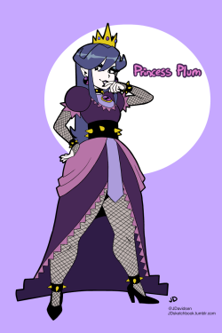thebikupan:  jdsketchbook:  I’m mad they still haven’t made an evil counterpart for Peach like Wario and Waluigi, so I made Princess Plum. I can imagine a whole Princess Peach game with her as the villain   