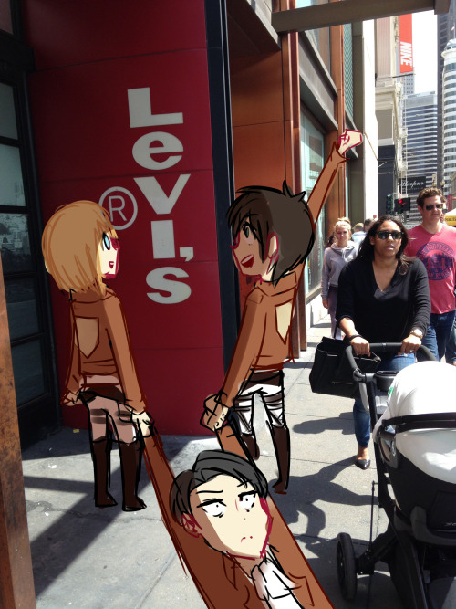 derpiiesart:  I drew on pics I took while I was in San Fransisco 