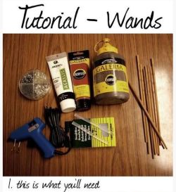 torontoqueer:  ask-hazy:  matelotage:  yourmagicalworld:  This isn’t mine, I found it on pinterest. BUT, it is a very good wand tutorial.  I need me a hot glue gun hot damn  Shit  Everyone is getting wands for christmas. 
