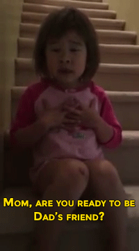metalhearted:    A 6 year old girl give her mom a wake up calls a lesson of life after her parents been divorced, and makes her mom’s heart melt. [video] 