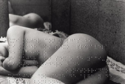 my-secret-eye: Leon Ferrari, Union Libre ( A Poem by André Breton embossed in Braille on a Photograph), 2004 