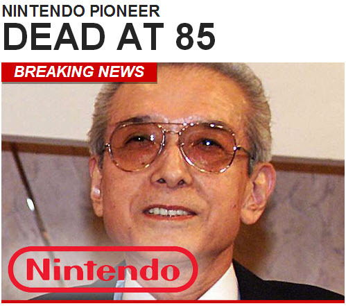 peaceandnudes:  bennyblnce:  chronicmeds:   Hiroshi Yamauchi, the man who introduced the world to Super Mario — died this morning of pneumonia at a hospital in Japan. R.I.P. [Story]  MY HEART   nintendo my childhood  Mah soul…